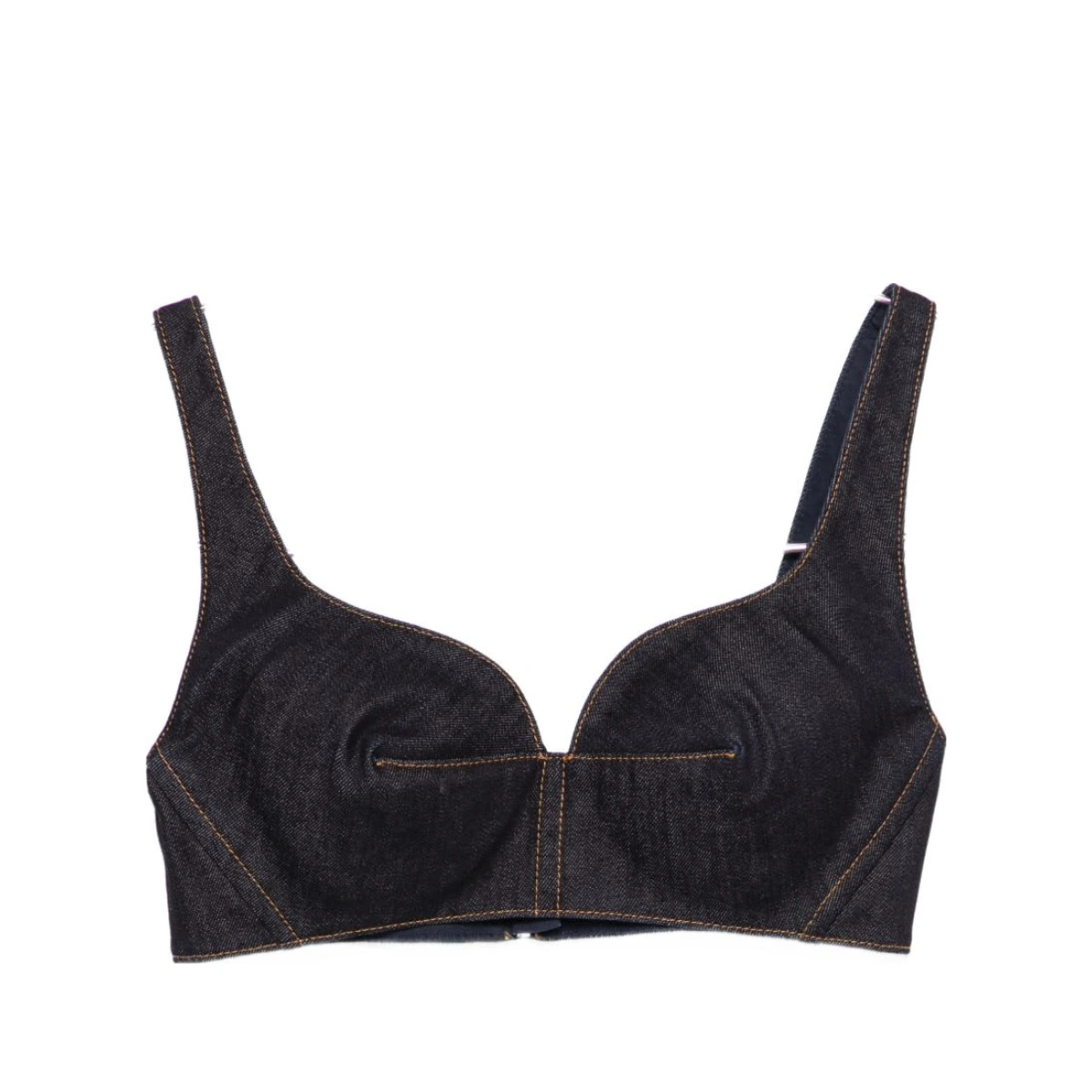 Denim Cotton Bra Top