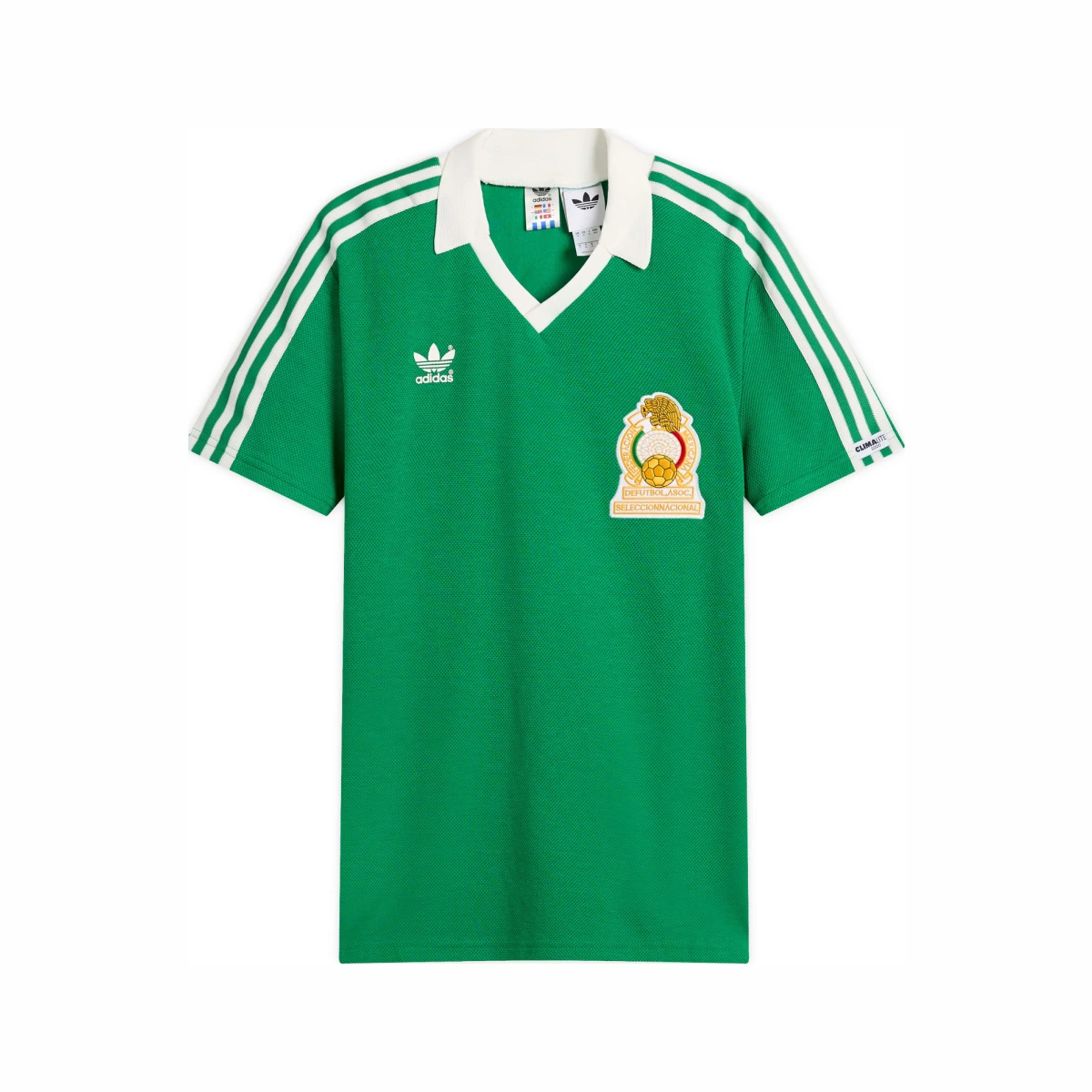 Men's Mexico 1986 Home Jersey Top in Green