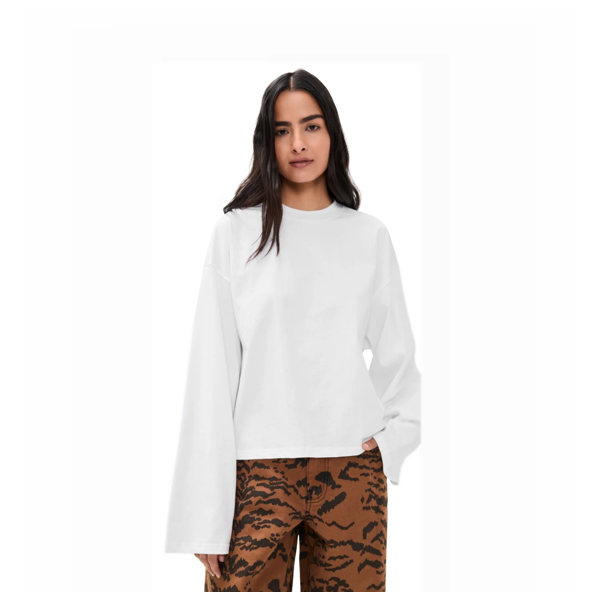 Bloom Long Sleeve Tee Porcelain