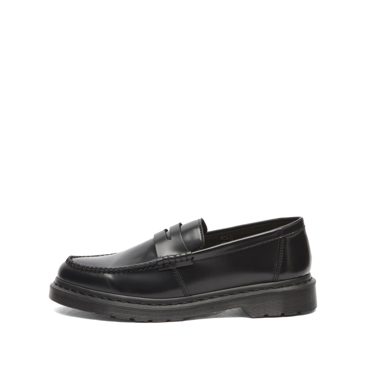 Men's Penton Loafer in Black Polished Smooth