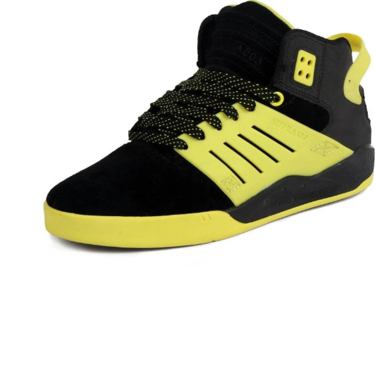 Supra Skytop III Skate Shoe - Women's Black/Yellow