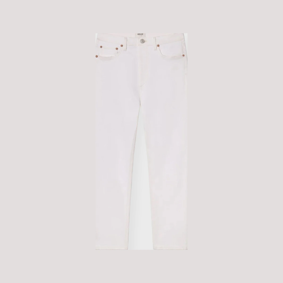 Agolde Jeans 90's Pinch High Waist Marshmellow White