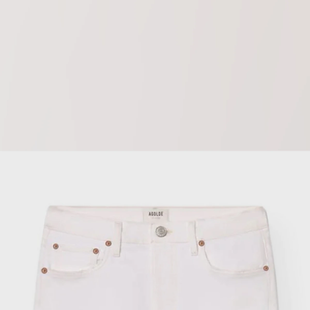 Agolde Jeans 90's Pinch High Waist Marshmellow White
