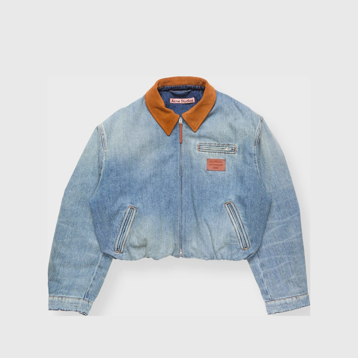 Acne Studios Jacket Denim Bomber Mid blue