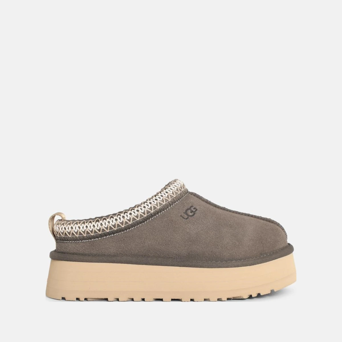 'Tazz Ii' Grey Suede Slippers