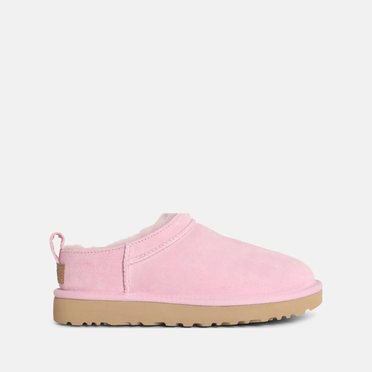 'Classic Micro' Pink Suede Boots
