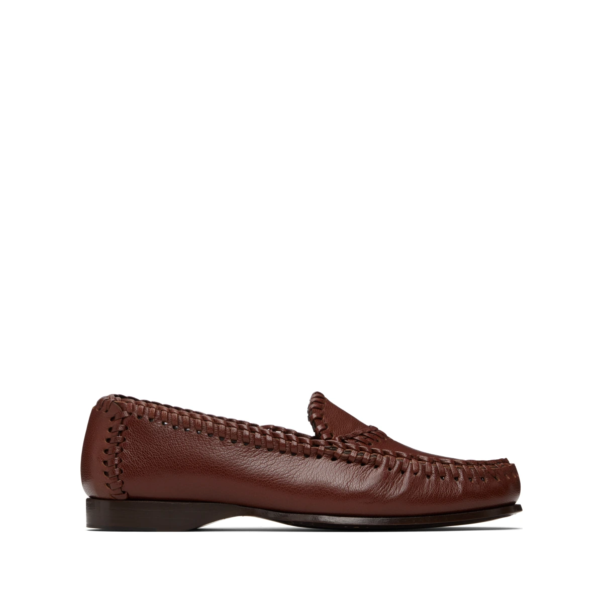 Brown Sastre Supple Shiny Loafers