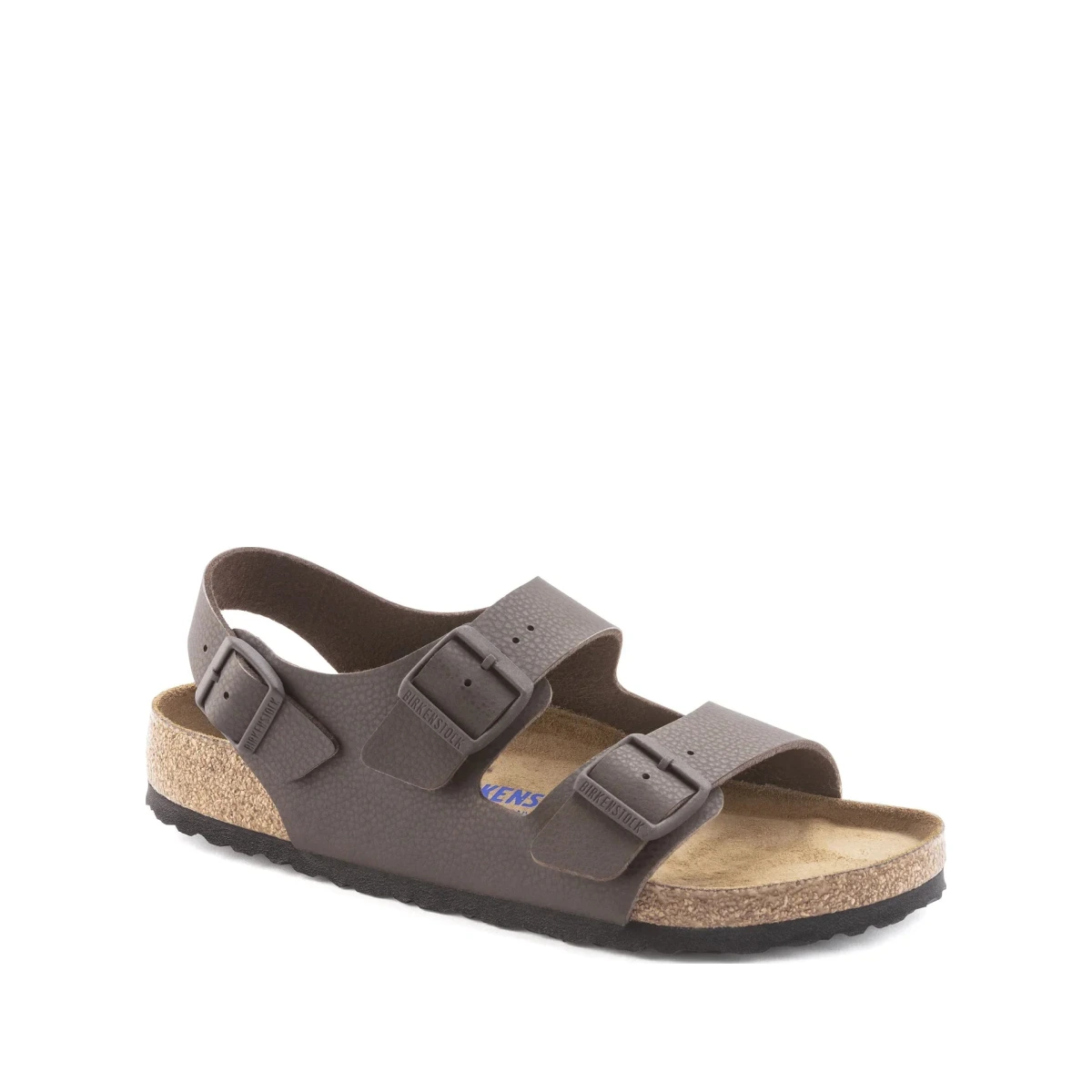 Unisex Milano Soft Footbed Birko-Flor Chocolate