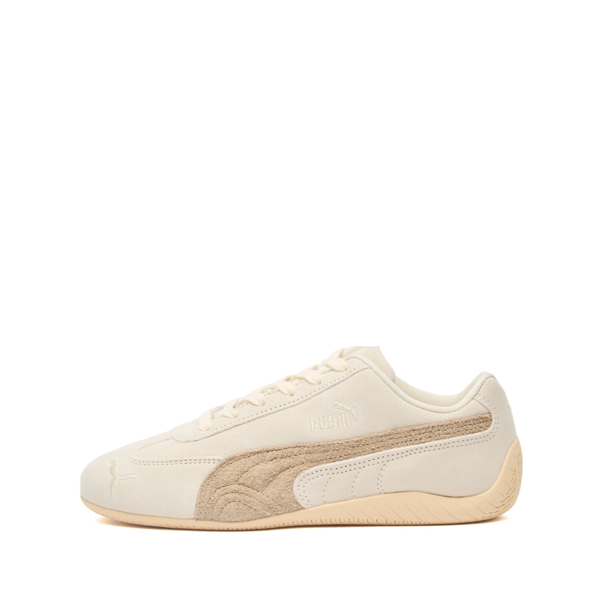 Women's Speedcat Elevated Sneaker in Warm White/Ice Coffee