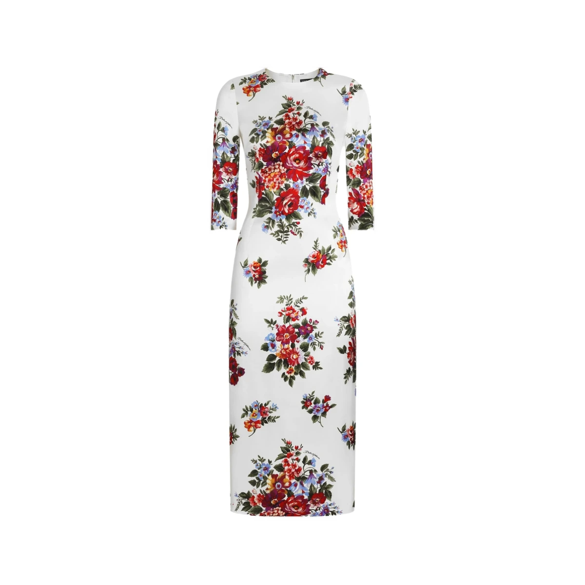 Floral-print Split Midi Dress