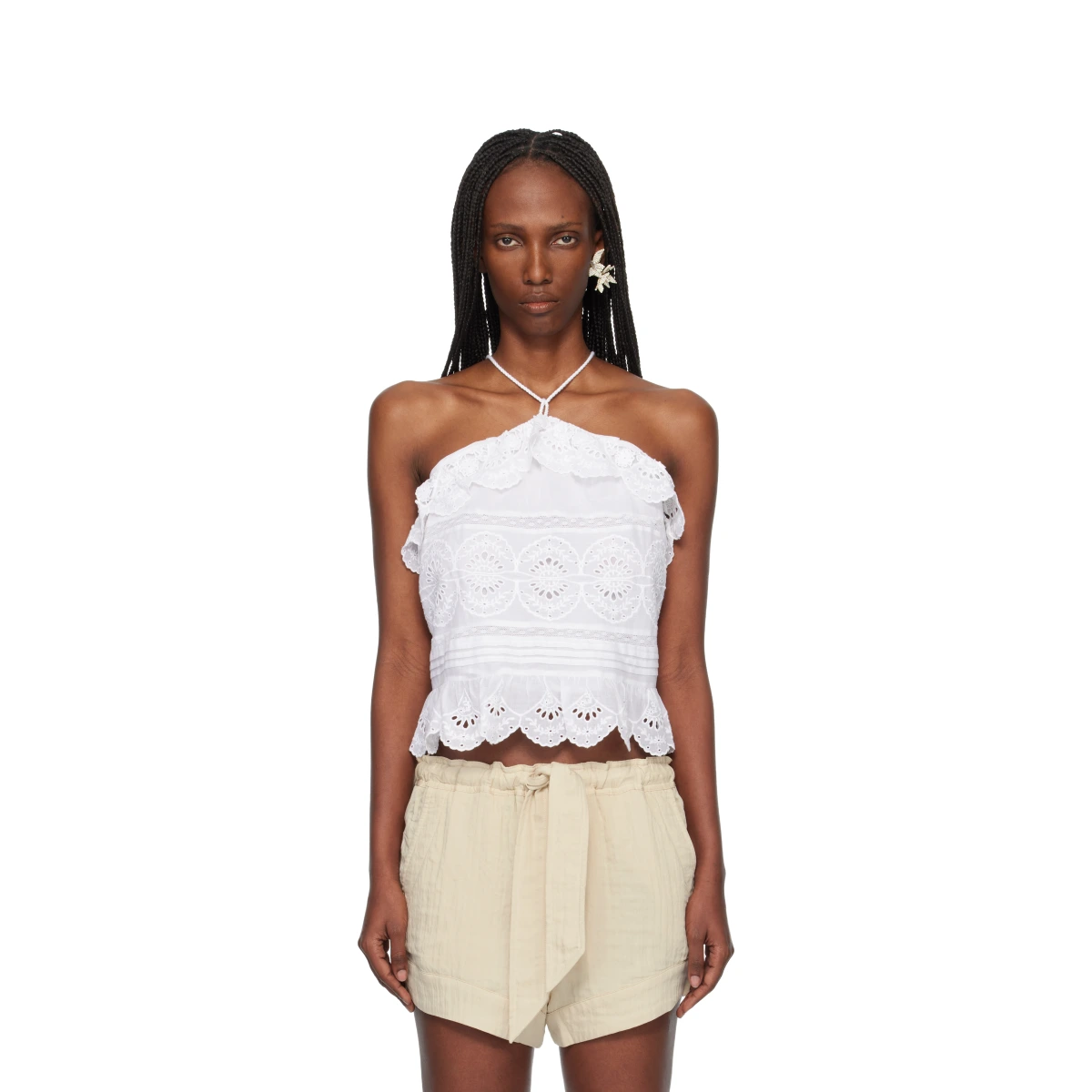 White Prisha Top
