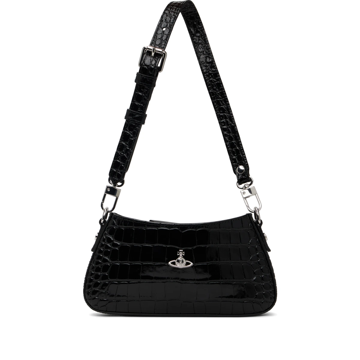 Black Tasha Shoulder Phone Bag