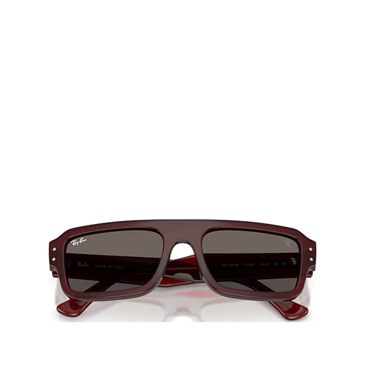 Ray-Ban Lewis Hamilton Driver Special Edition 2026 - Scuderia Ferrari Collection Sunglasses Red Transparent Frame Grey Lense