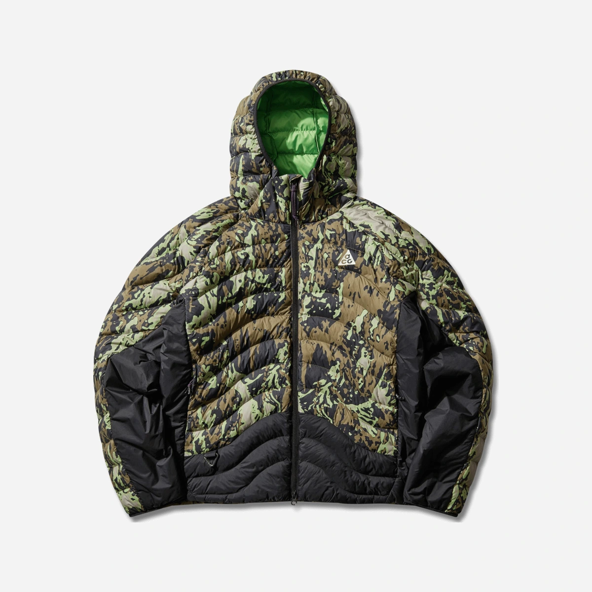 Men s ACG Lava Flow Therma-FIT ADV Jacket College Grey / Black / Mean Green