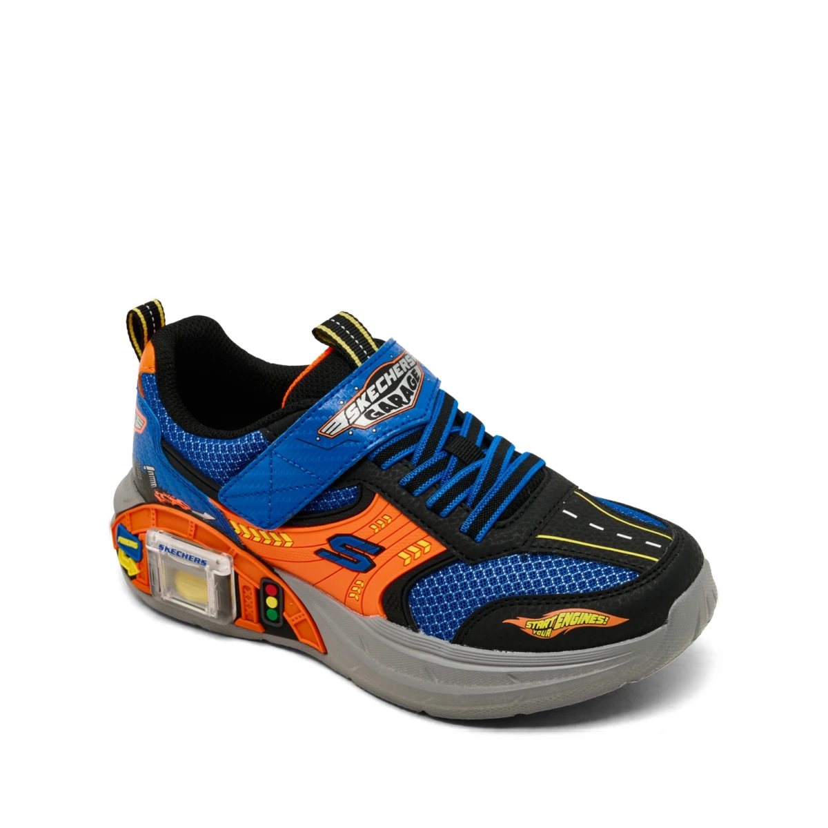 Little Kids Garage Casual Sneakers from Finish Line - Blue, Black