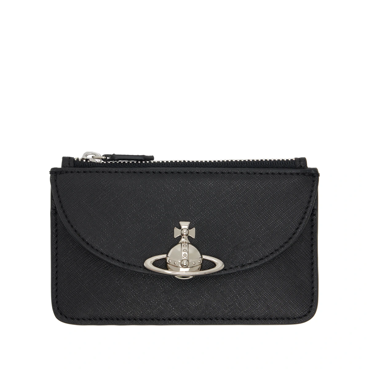 Black Half Moon Card Holder