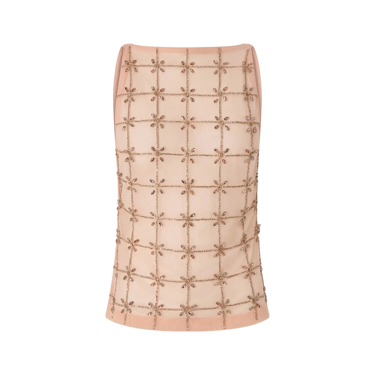 Crystal-embellished Sleeveless Top