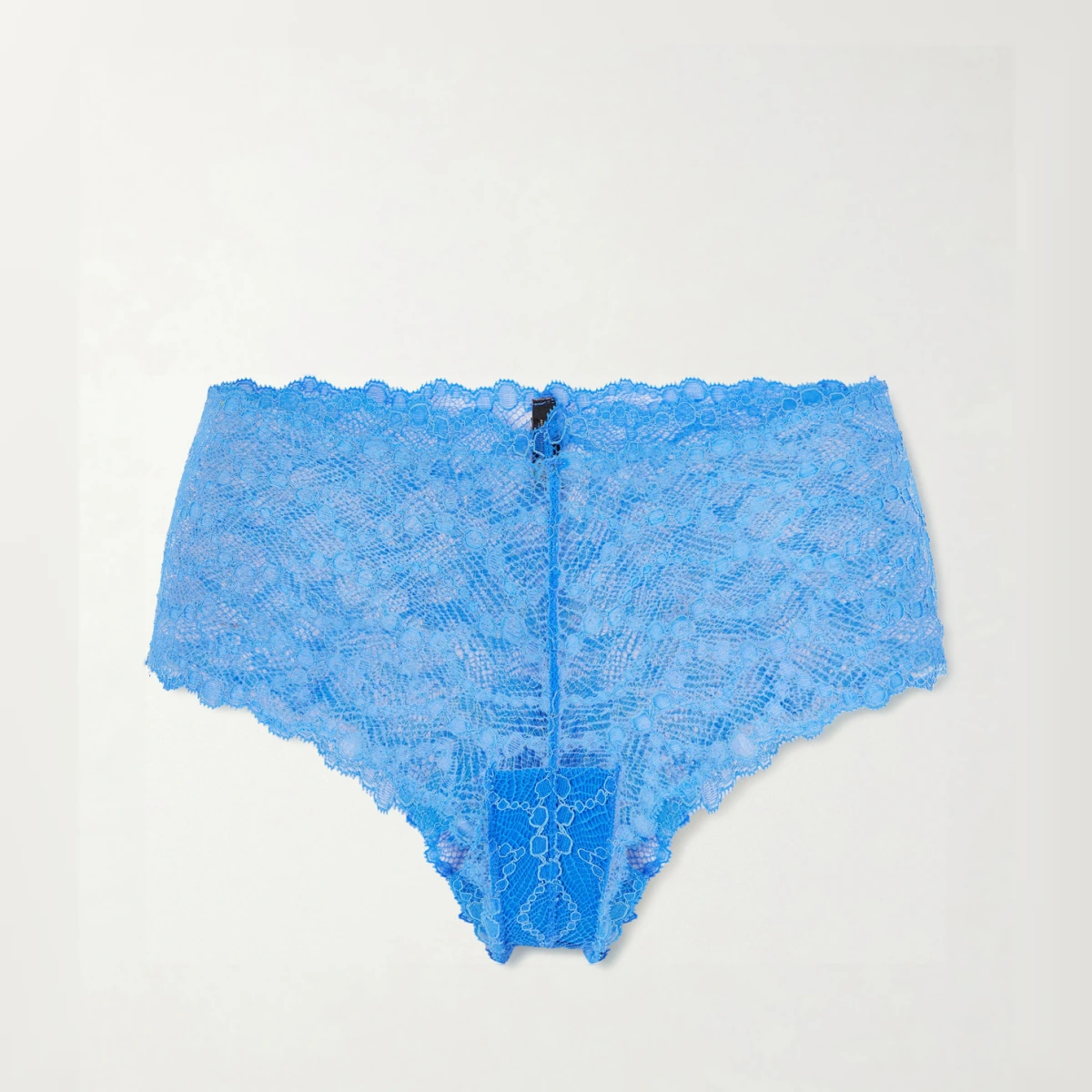 Mon Cheri Lace Briefs - Blue