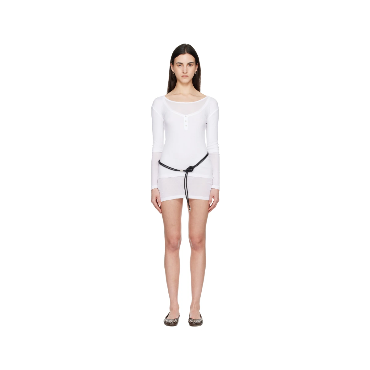 White Gemma Minidress