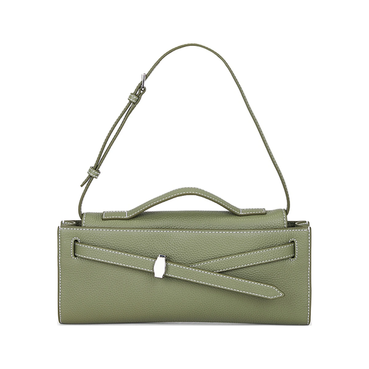 Veronica Beard Dash Clutch in Olive