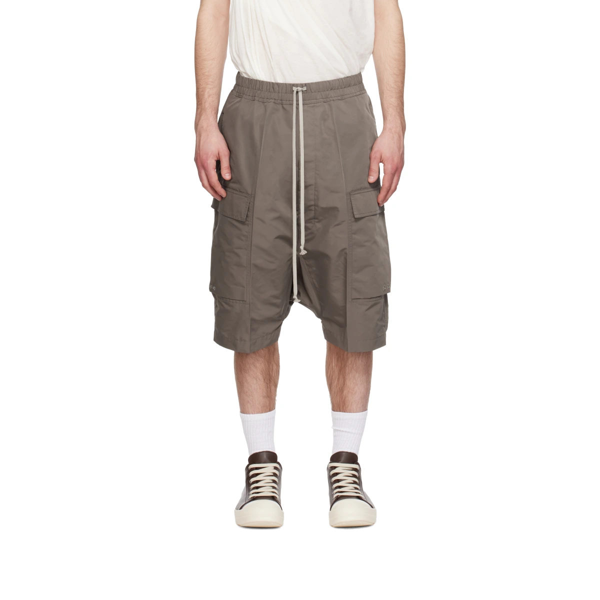 Gray Temple Pods Cargo Shorts
