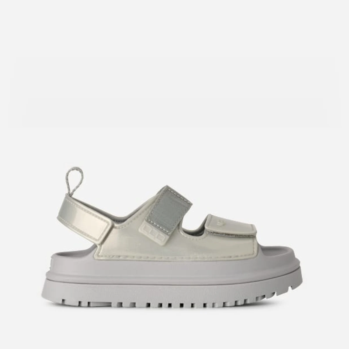 ® Kids' GoldenGlow Glossy Sparkles Sandal in Silver