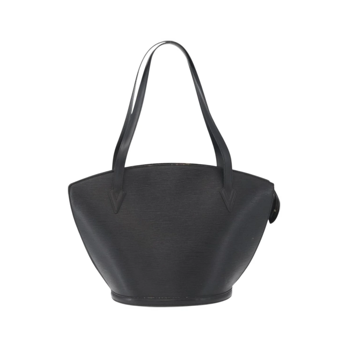 Louis Vuitton Saint Jacques Handbag Epi Leather Black Leather Shoulder Bag Bag Pre-Owned