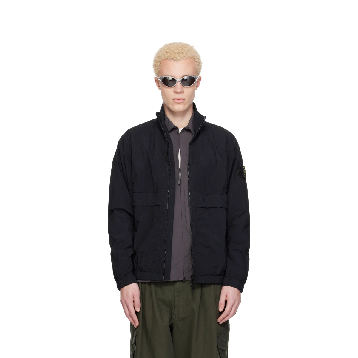 Black 4100056 Nylon Smerigliato-TC Jacket
