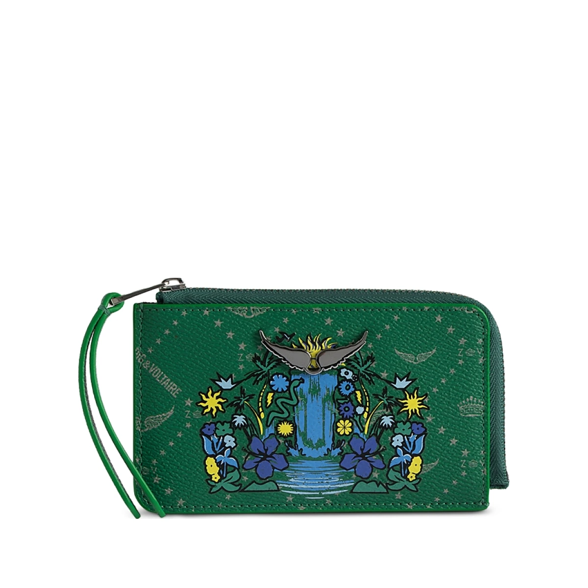 Zv Monogram Card Holder