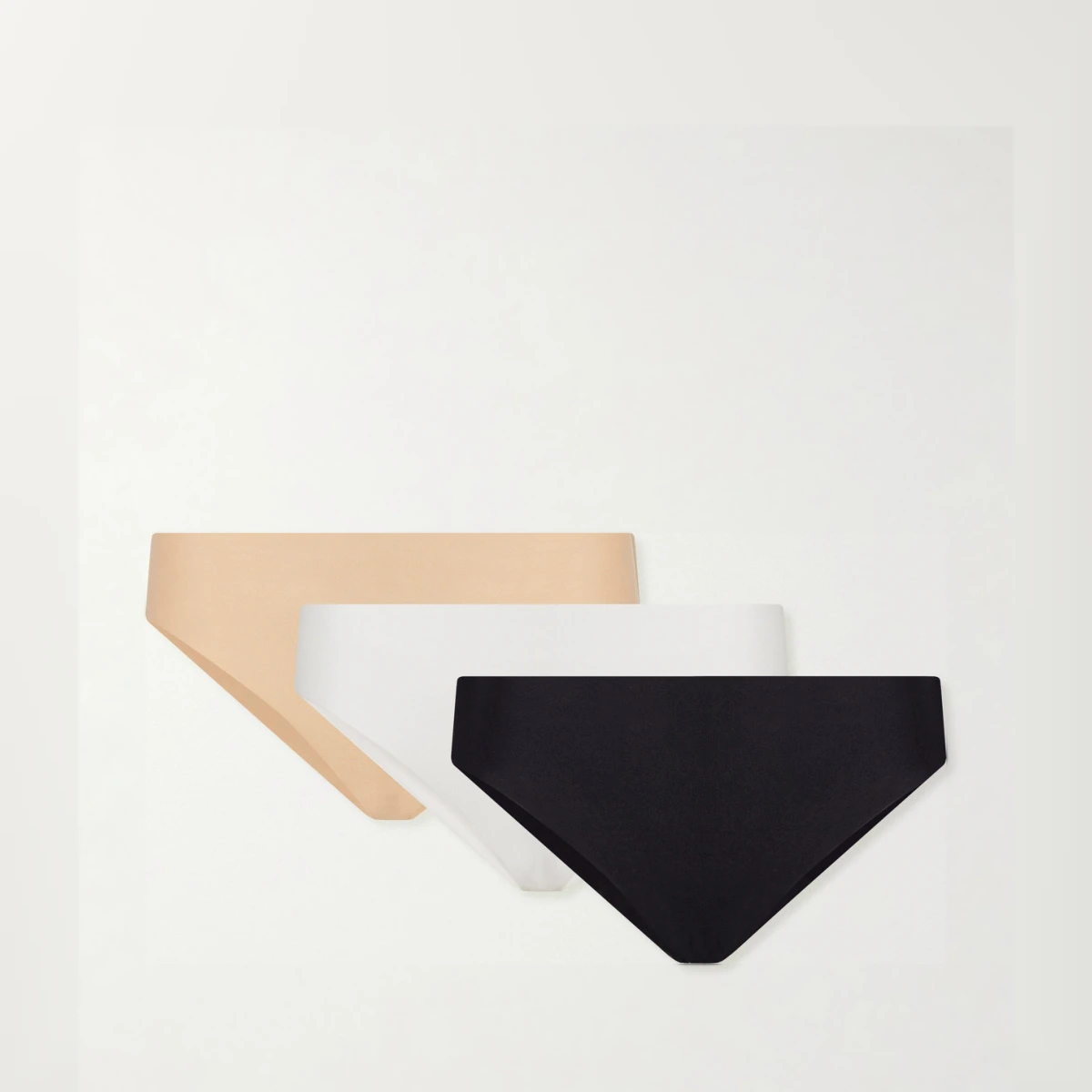 Three-pack Cotton-blend Briefs - Multi