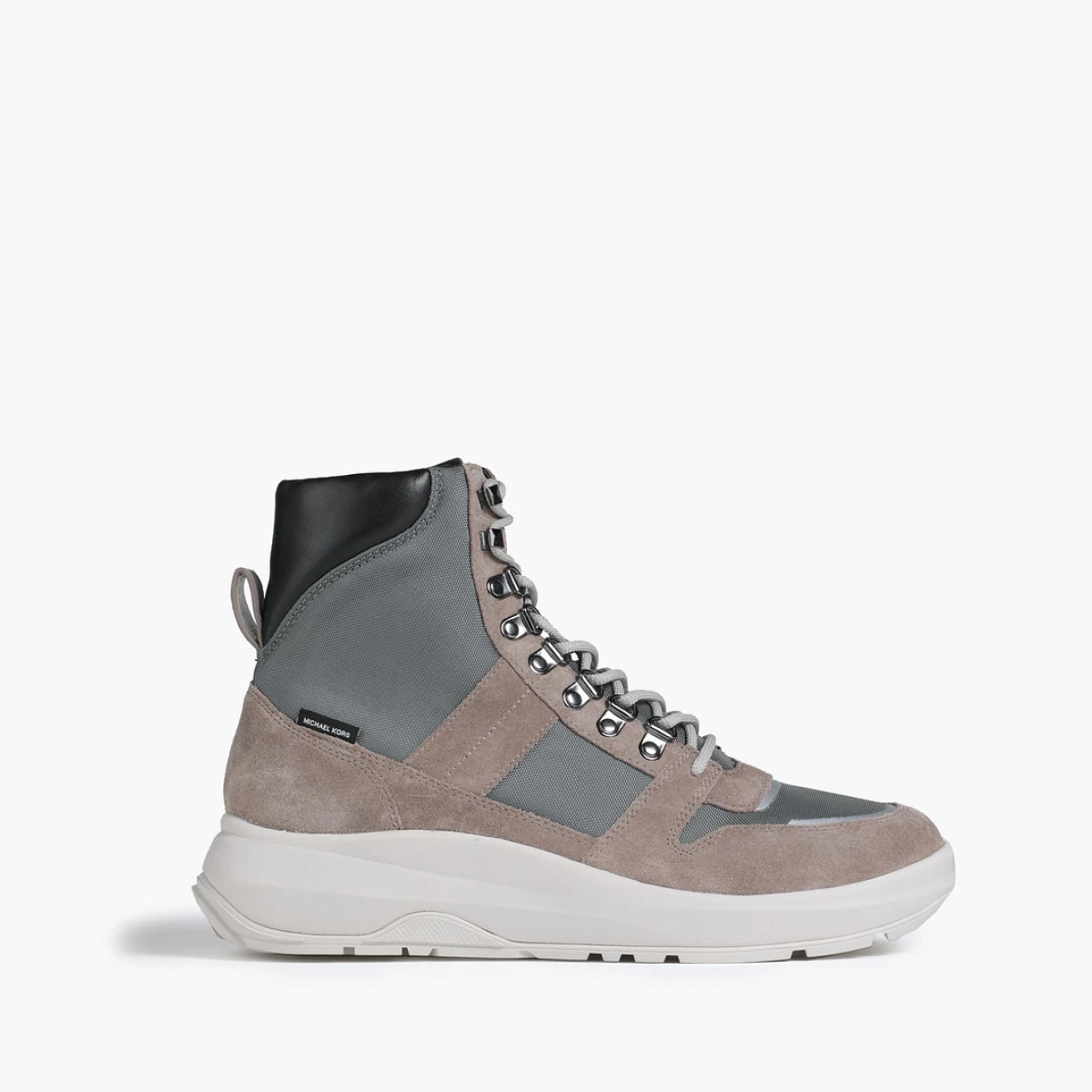 Asher canvas and suede boots - Neutral - US 9