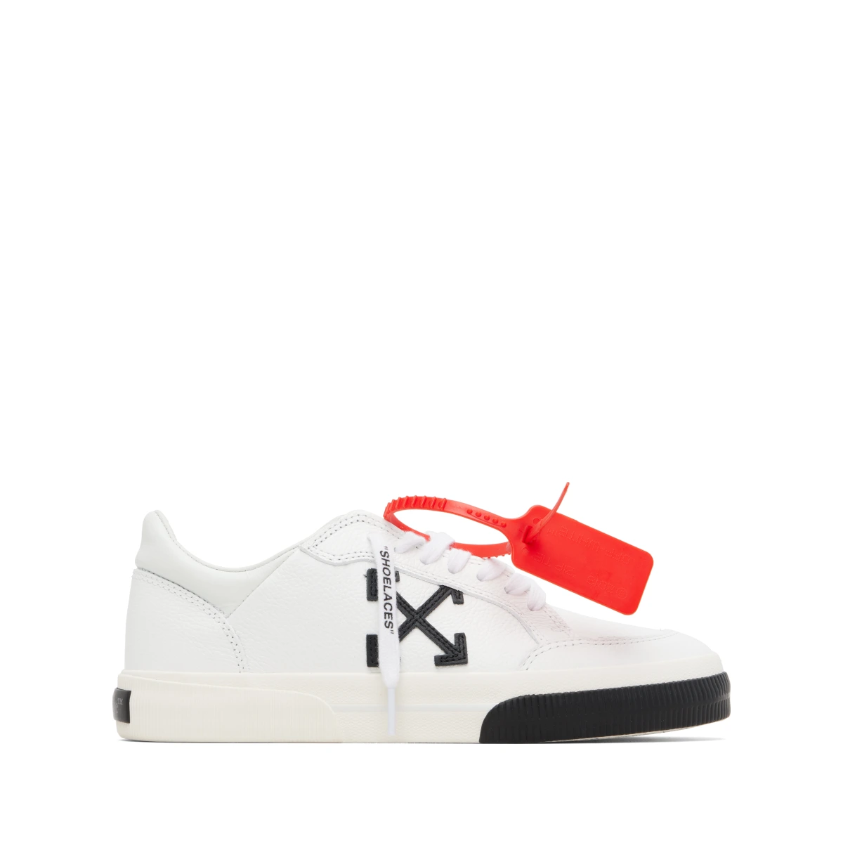 White Vulcanized Low Sneakers