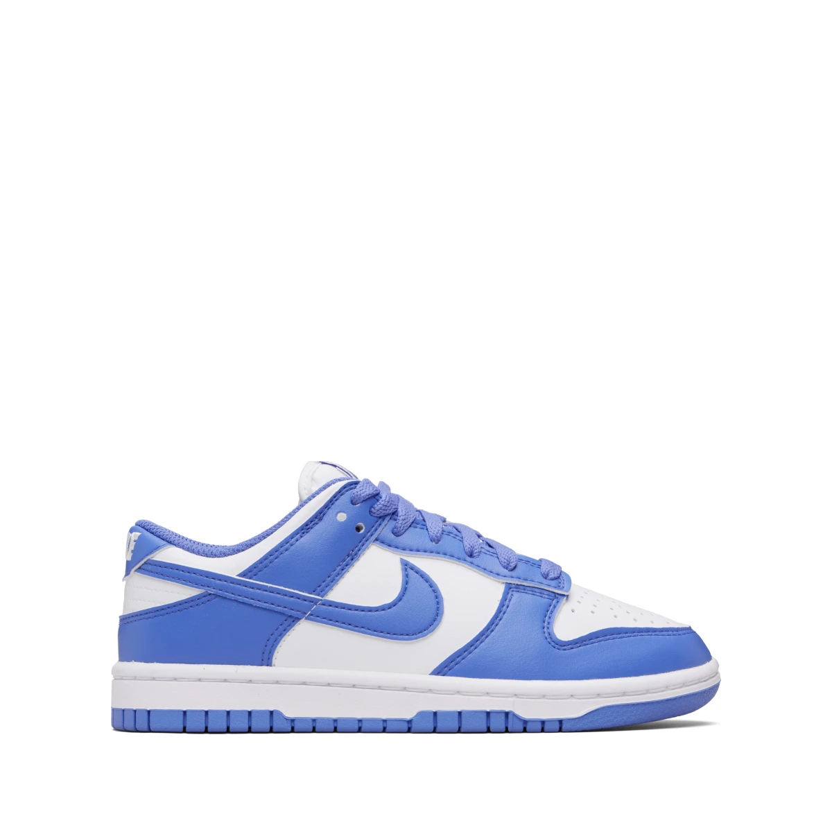 White & Purple Dunk Low Sneakers