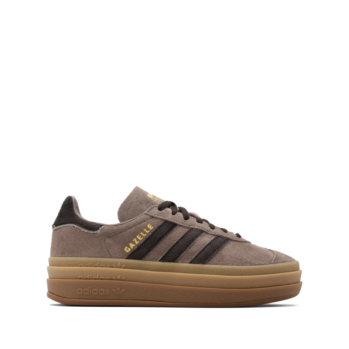 Brown Gazelle Bold Sneakers