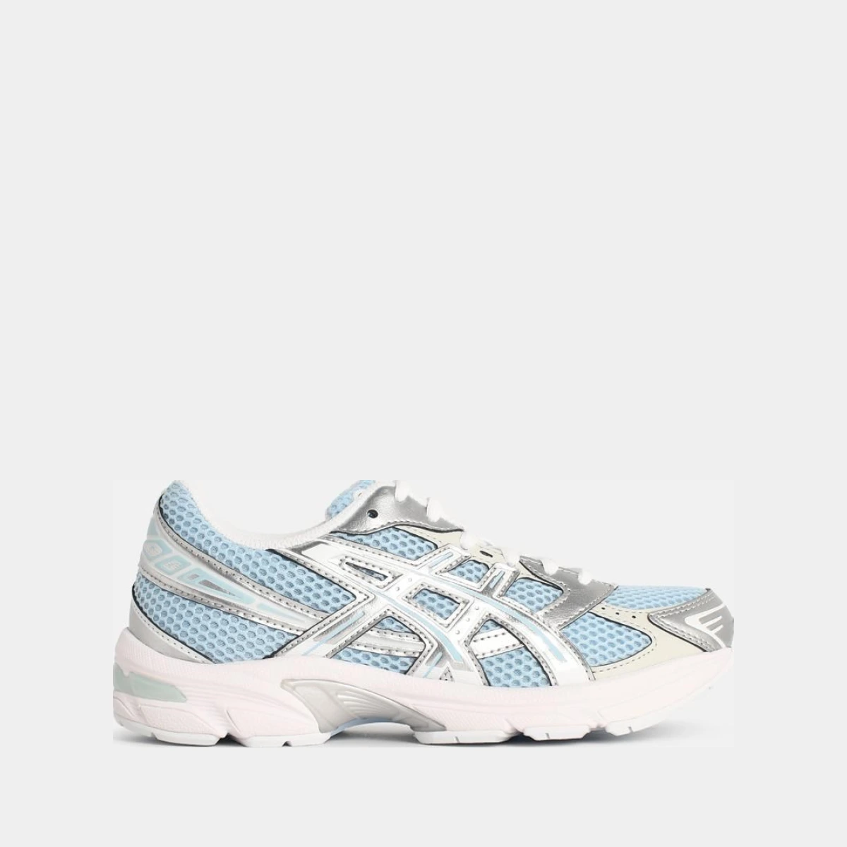 'Gel-1130' Sneakers In Light Blue And Silver Mesh Blend
