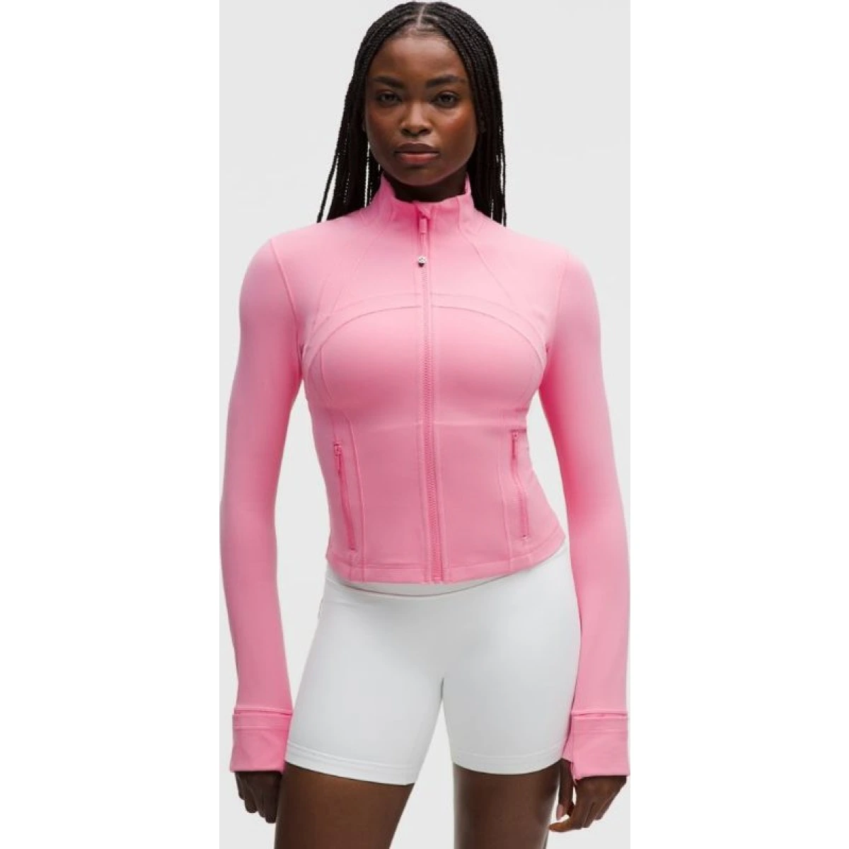 Lululemon – Women's Define Cropped Jacket Nulu – Color Pink