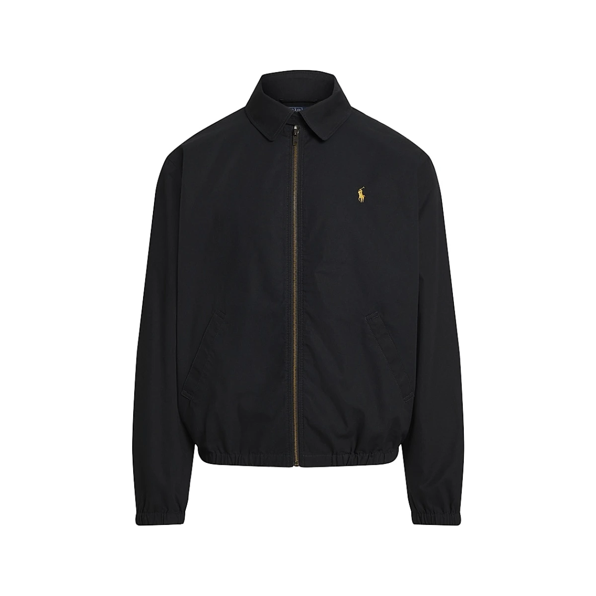 Men's Cotton Poplin Windbreaker Jacket - Polo Black