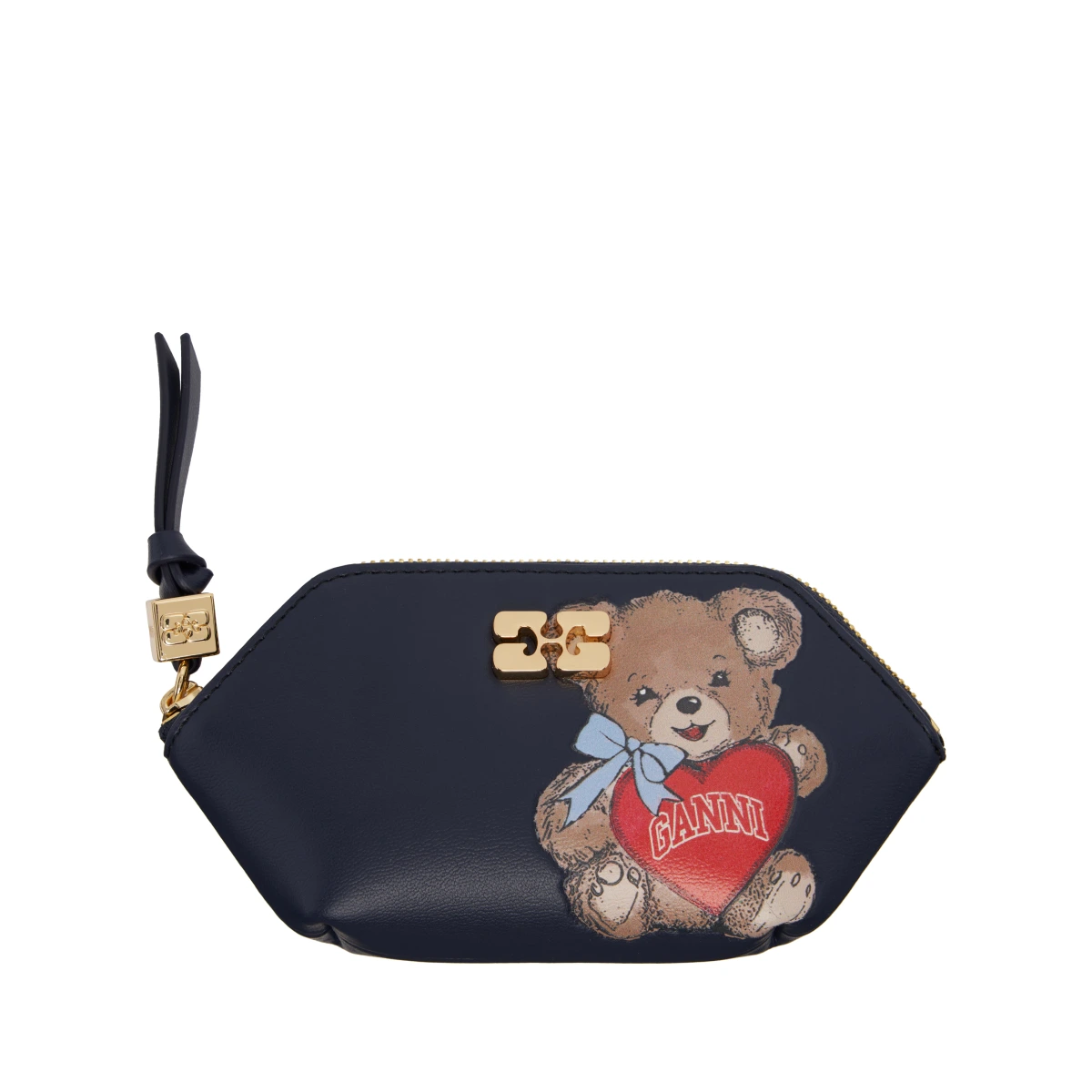 Navy Bou Bear Coin Pouch