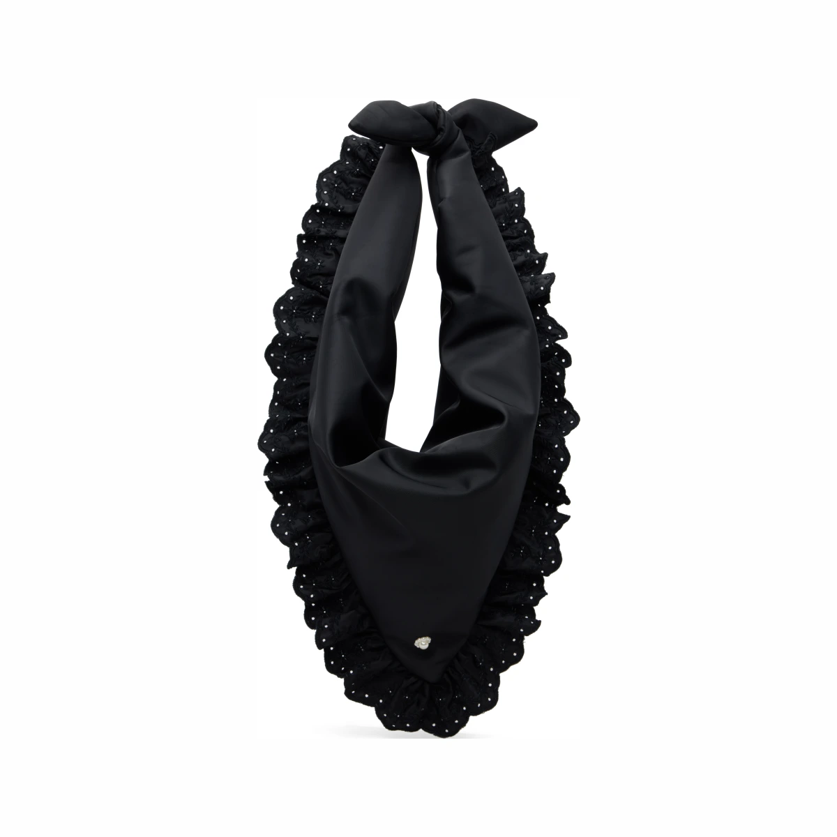 Black Pillowcase Satchel Bag