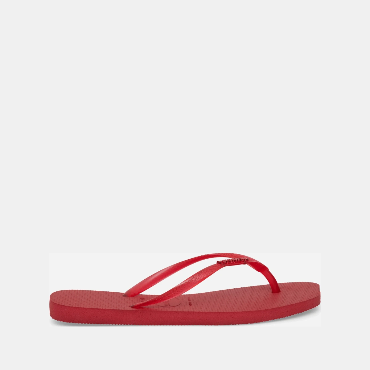 Women s Slim Split Flip Flops Red