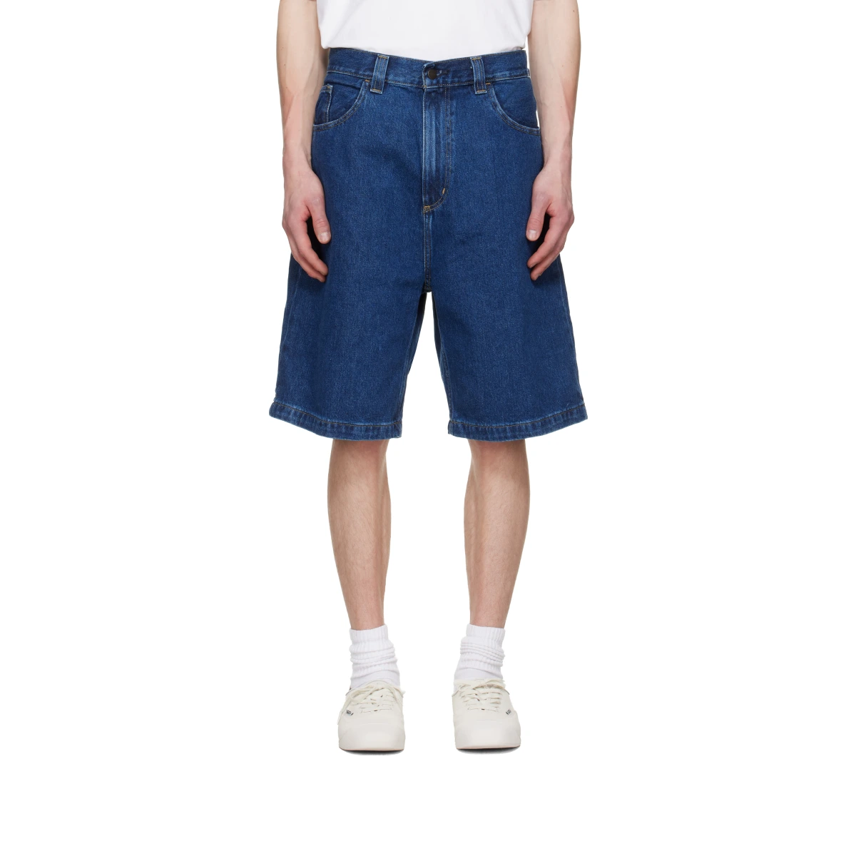 Navy Brandon Denim Shorts