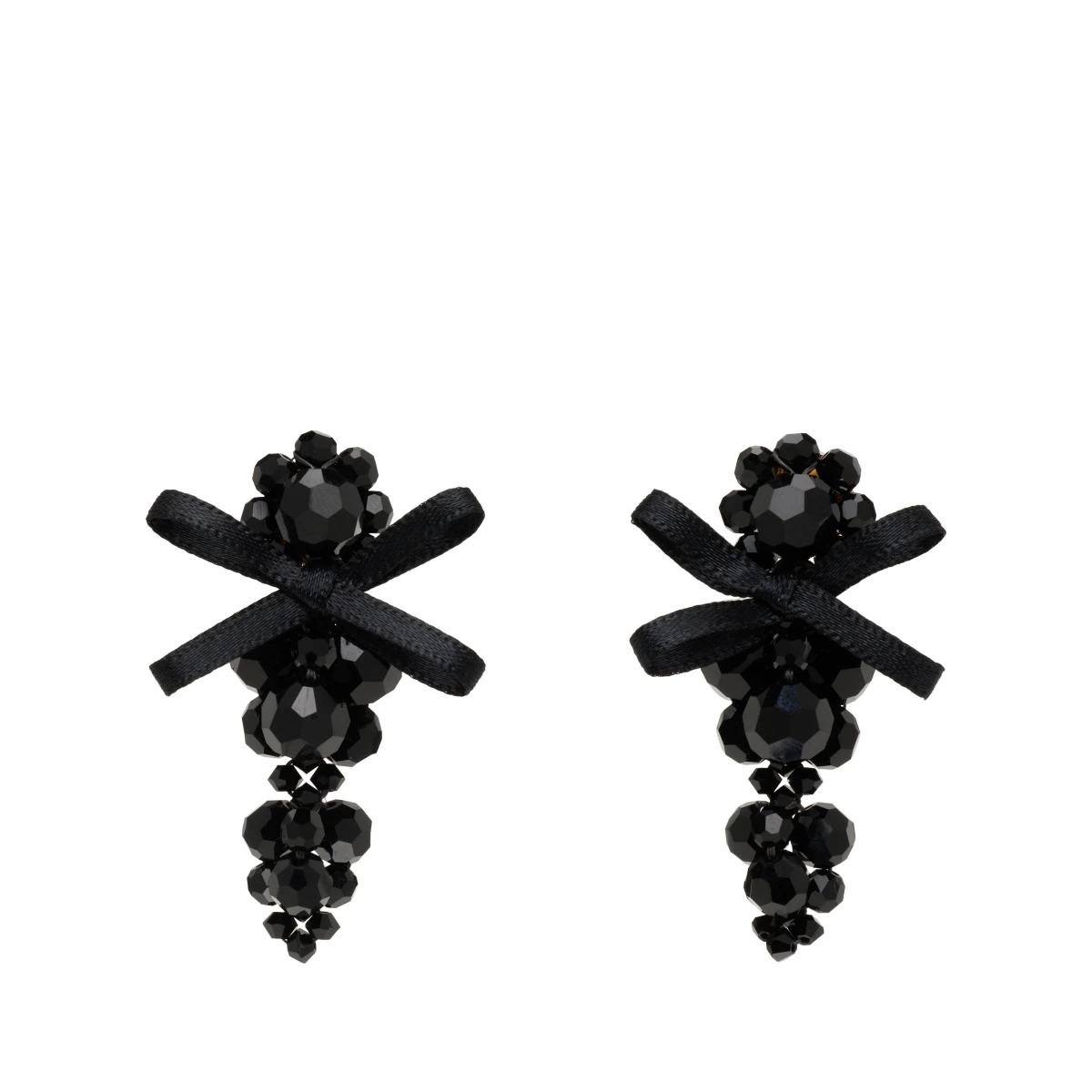 Petite Bow Detail Cluster Earrings