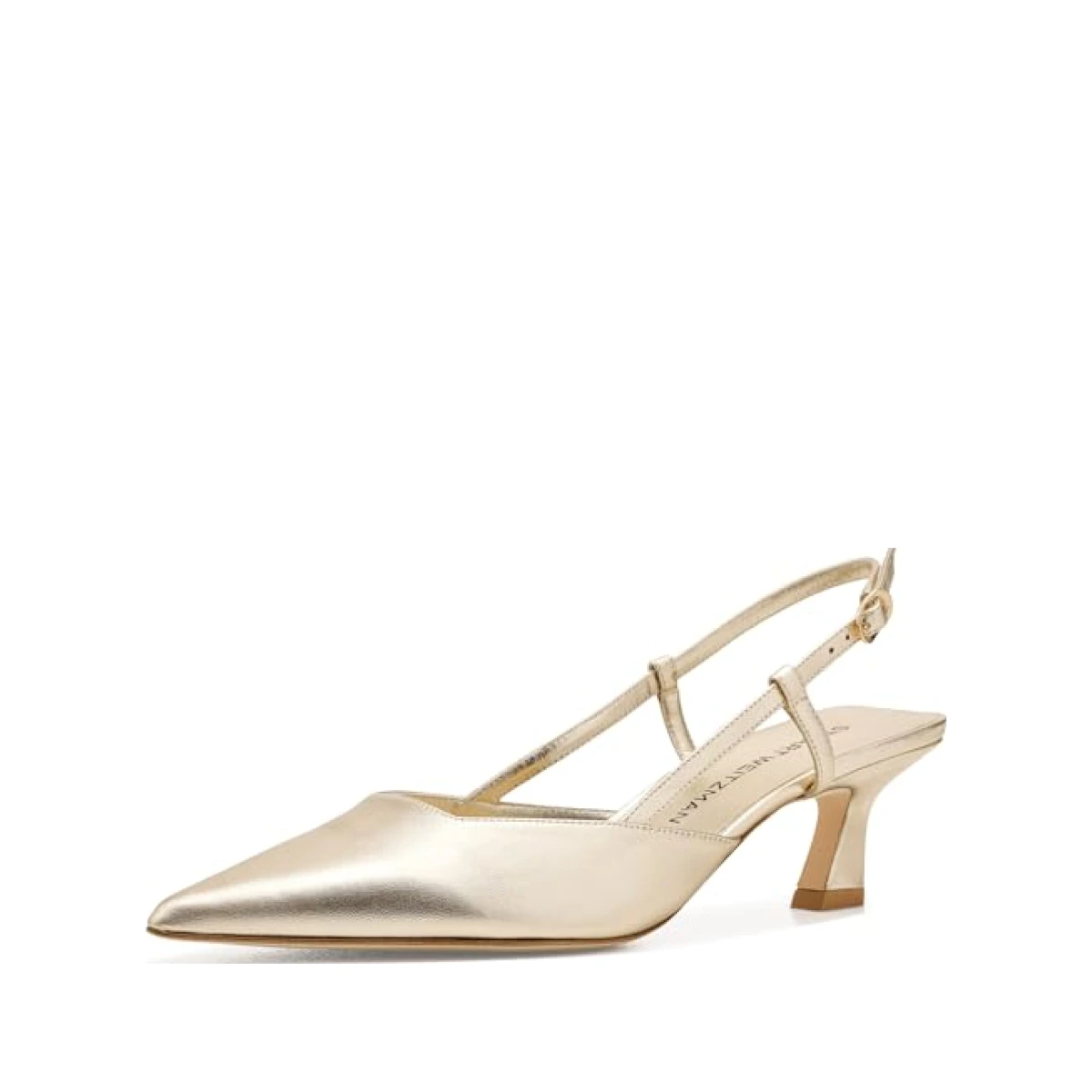 Stuart Weitzman Womens Vinnie 50 Slingback Light Gold