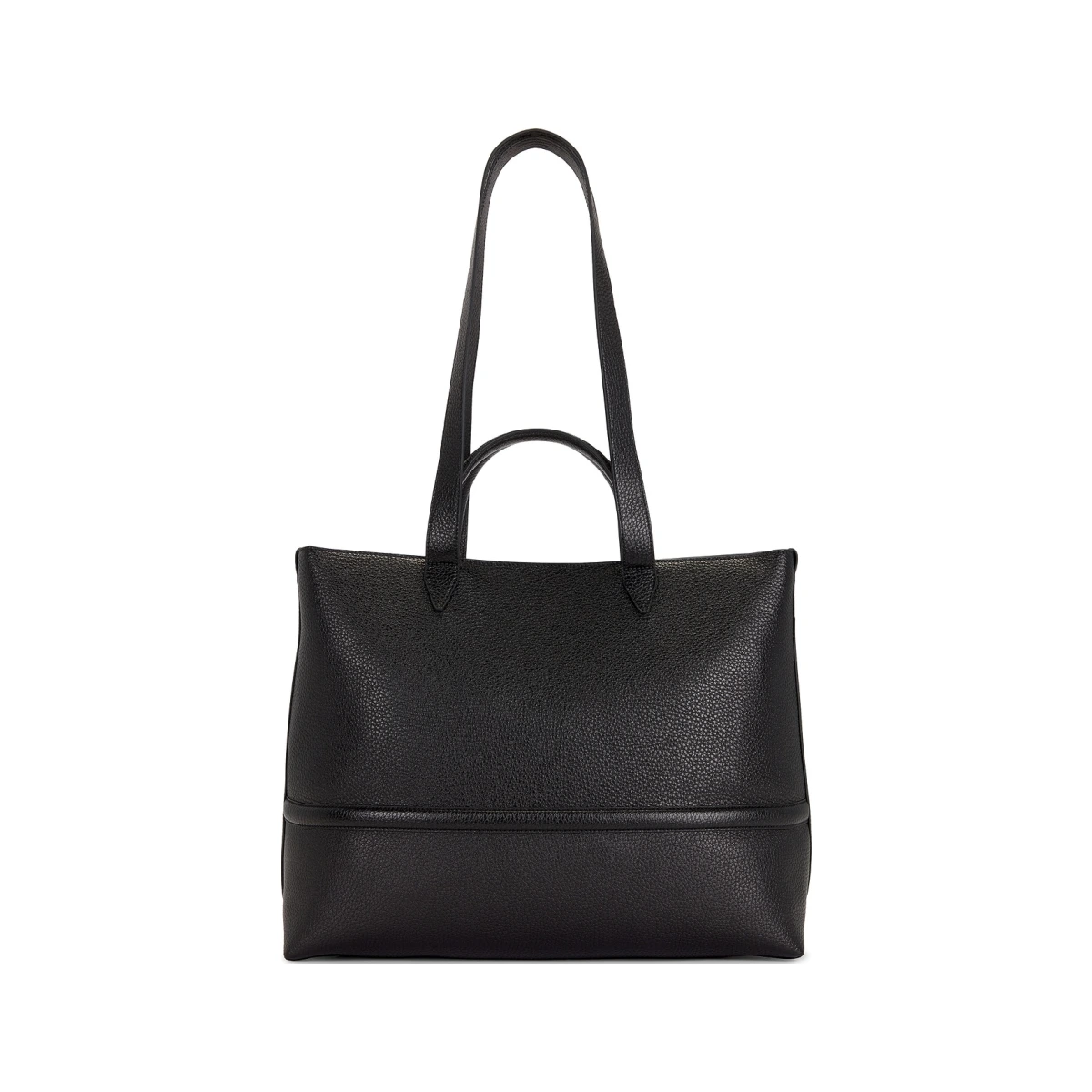Dries Van Noten Bombe Large Bag in Black - Black. a
