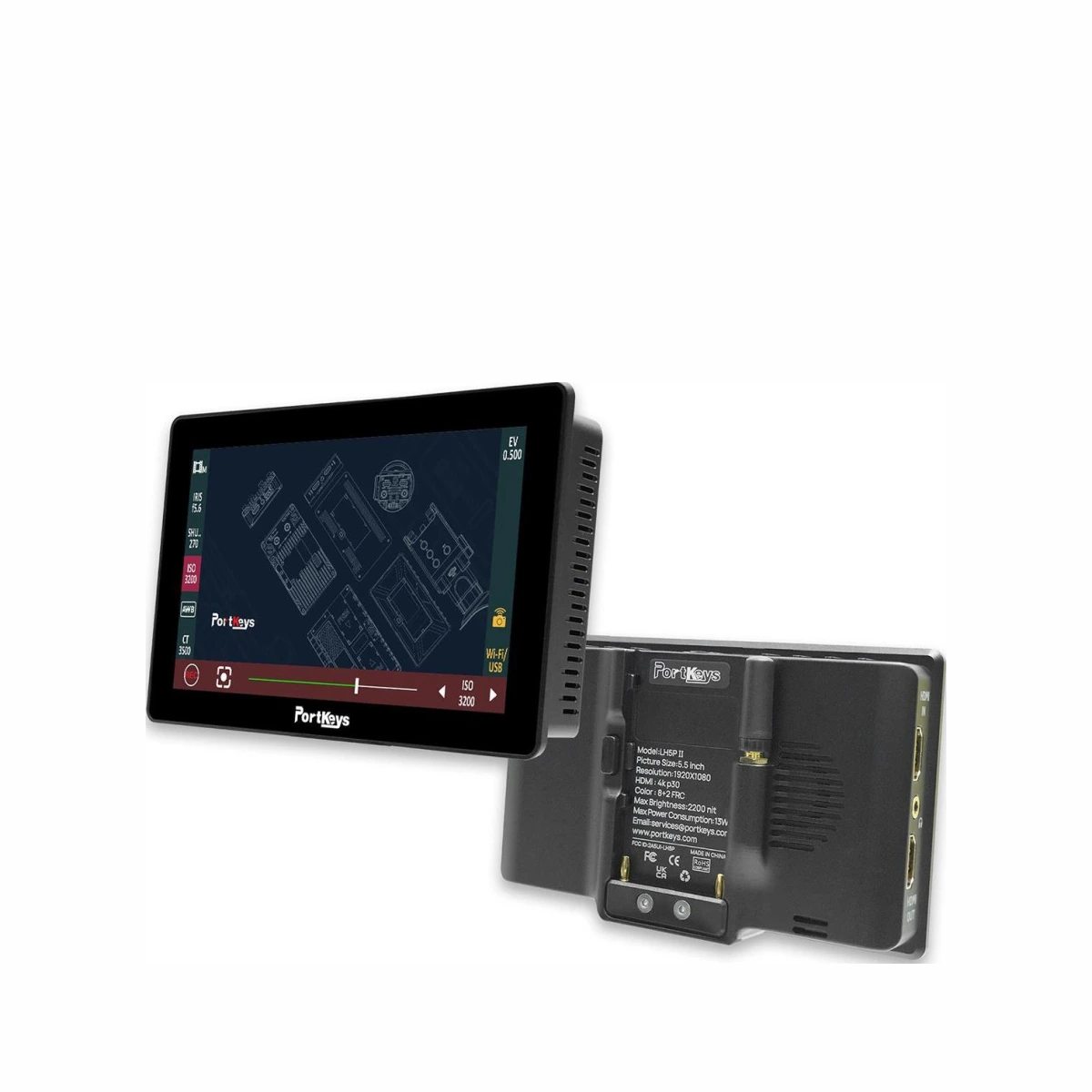 "LH5P Ii 5.5"" Full Hd Touchscreen Monitor for Select Canon C Series Cameras, Supports 4K Hdmi"