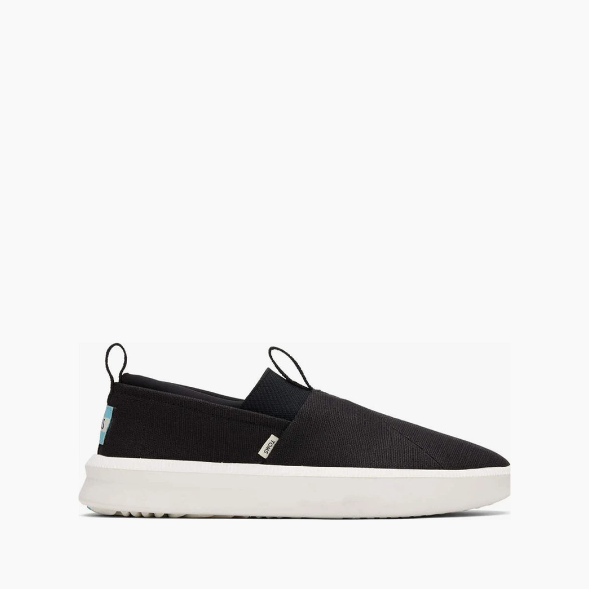 Toms Alpargata Rover Mens Trainers Black Canva