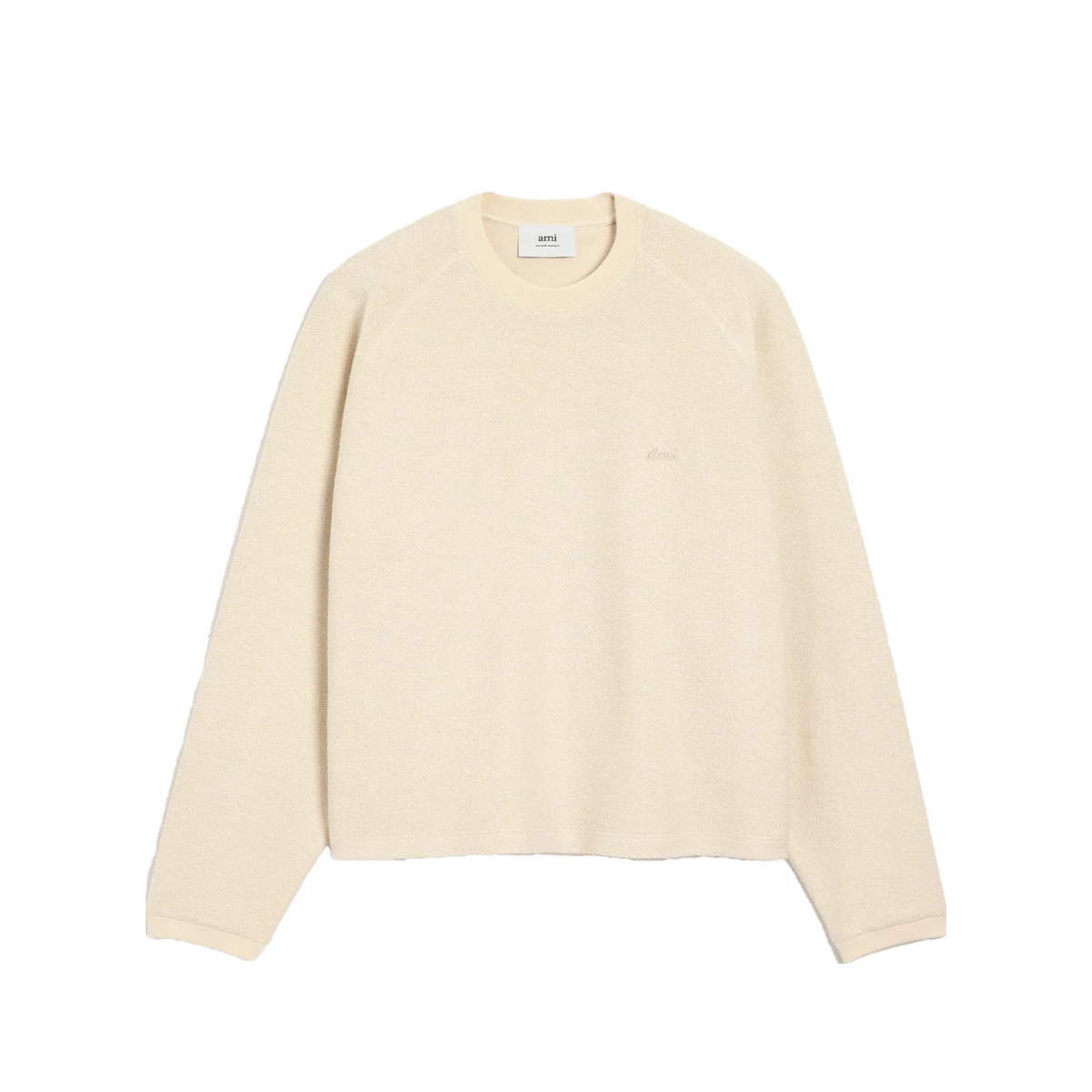 Ami Sweaters White Co Pl - Men