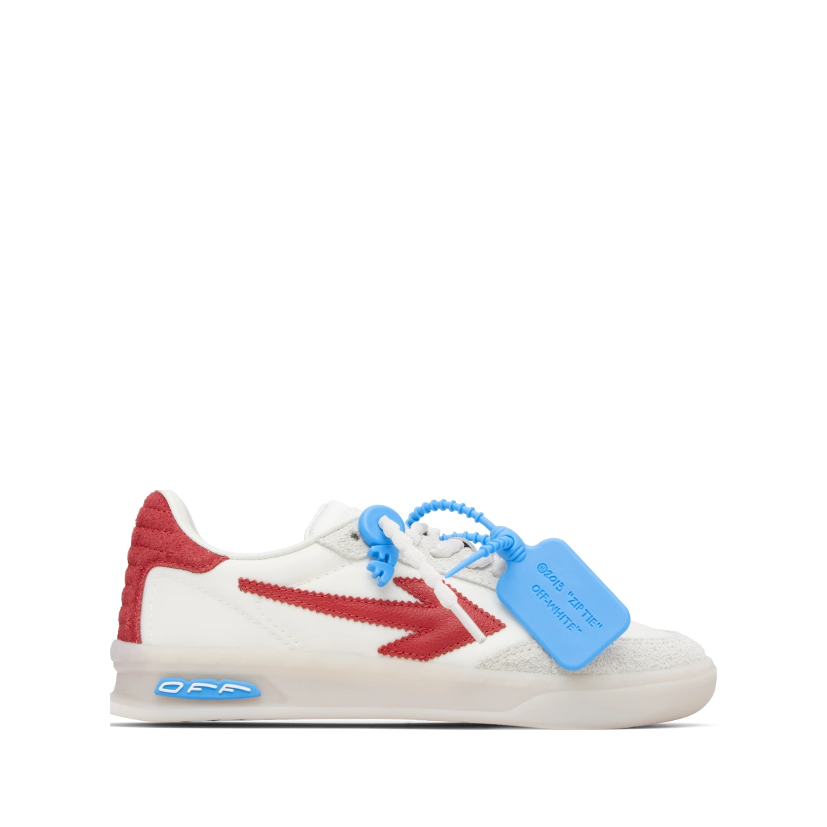 White & Red New Slim Sneakers
