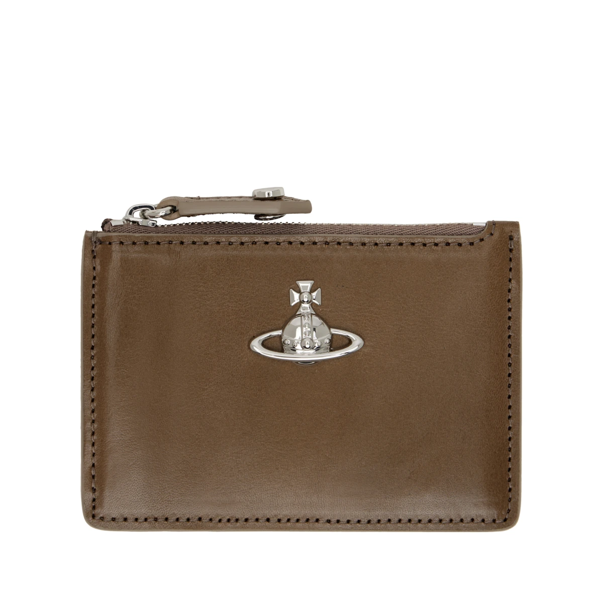 Brown Slim Long Card Holder