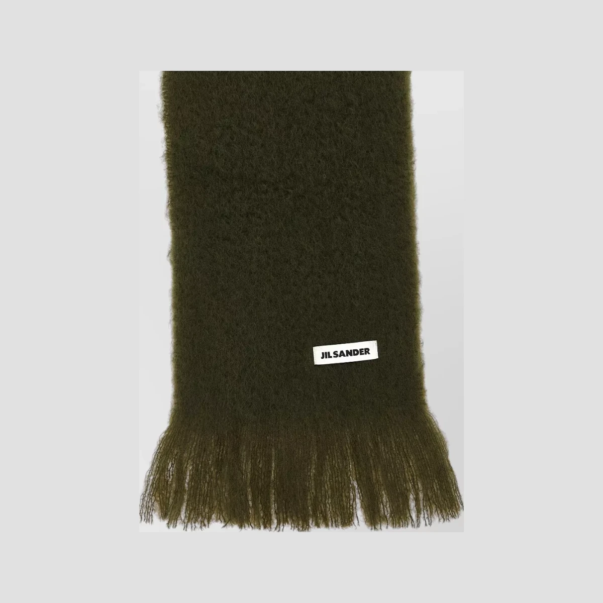 Jil Sander - mohair scarf fringed edges soft texture